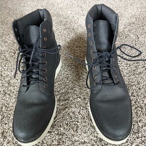 Timberland Black Leather Women's Boots